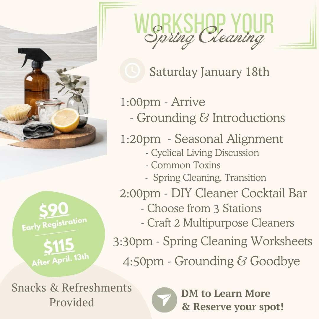 Workshop Schedule